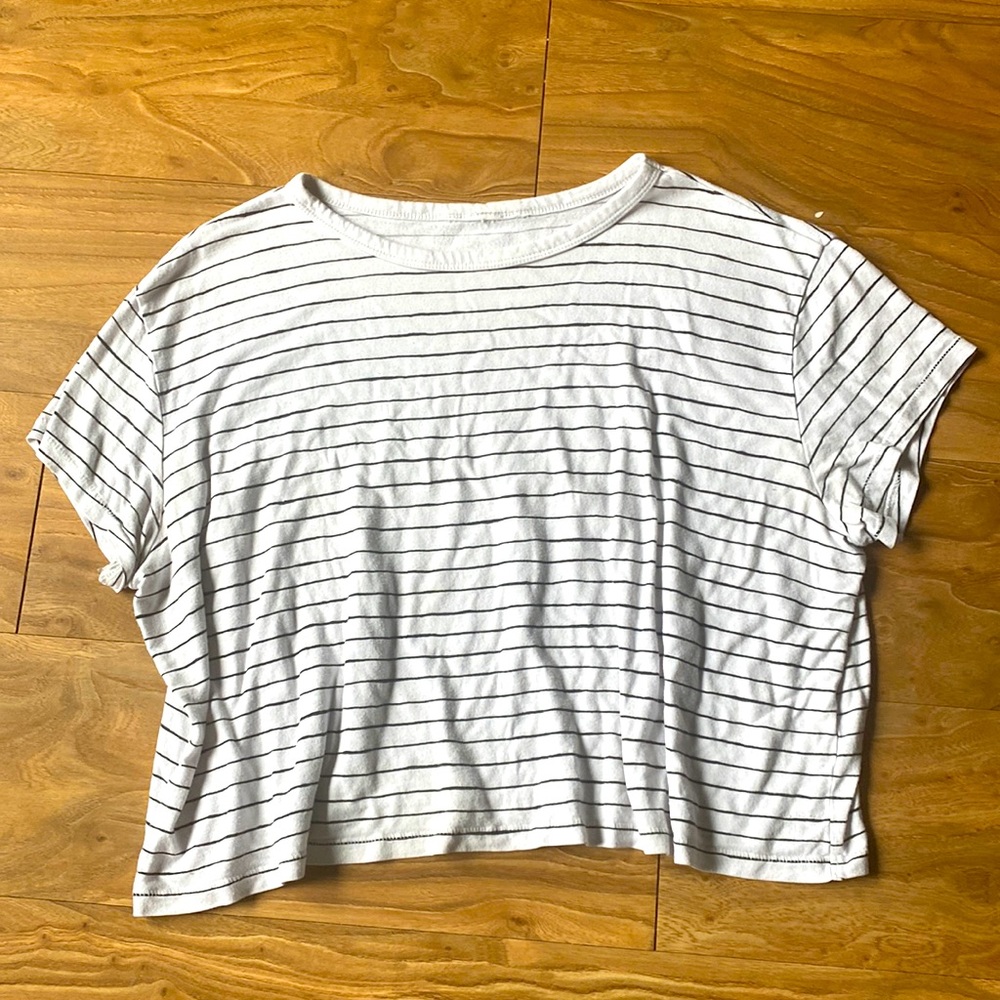 Cropped Striped shirt